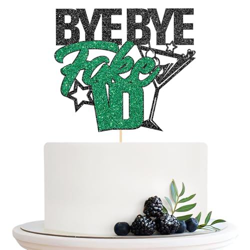 Bye Bye Fake ID Cake Topper, Happy 21st Birthday Cake Topper, Legal AF, Happy 21st Birthday Party Cake Decorations Black Glitter Bye Bye Fake ID Cake Topper, Happy 21st Birthday Cake Topper, Legal AF, Happy 21st Birthday Party Cake Decorations Black Glitter von Halodete