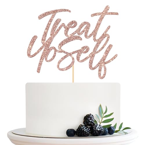 Treat Yo Kuchendekoration, Verlobungsfeier, Kuchendekoration, Süßigkeiten und Leckereien, Hochzeit, Junggesellinnenabschied, Kuchendekorationen, Roségold-Glitzer Treat Yo Kuchendekoration, Verlobungsfeier, Kuchendekoration, Süßigkeiten und Leckereien, Hochzeit, Junggesellinnenabschied, Kuchendekorationen, Roségold-Glitzer von Halodete