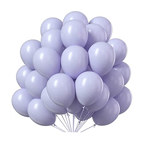 Haloppe Latex-Luftballons, dekorativ, exquisit, romantisch, Herz, rund, Latexballons, Spielzeug, violette Herzen, 50 Stück von Haloppe