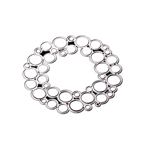 Haloppe Metall-Stanzformen, DIY, Scrapbooking, kreative runde Kreise, Schichten, Metall-Stanzform, Scrapbooking, Prägeschablone, Silber Haloppe Metall-Stanzformen, DIY, Scrapbooking, kreative runde Kreise, Schichten, Metall-Stanzform, Scrapbooking, Prägeschablone, Silber von Haloppe
