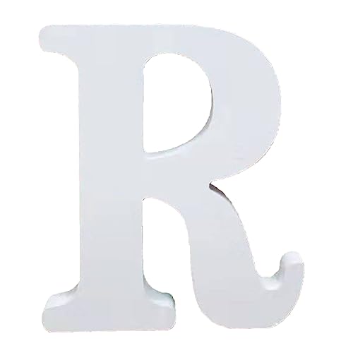 Haloppe Stehender Buchstabe freistehender weißer Holzbuchstabe zarte Heimdekoration R Haloppe Stehender Buchstabe freistehender weißer Holzbuchstabe zarte Heimdekoration R von Haloppe