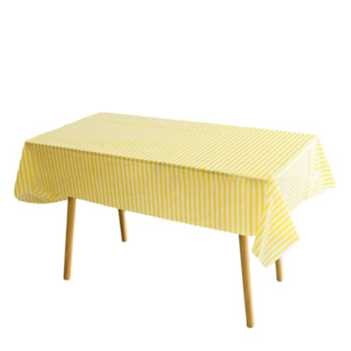 Haloppe Tischdecke Einmal Esstisch Abdeckung Wasserdicht Gelb von Haloppe
