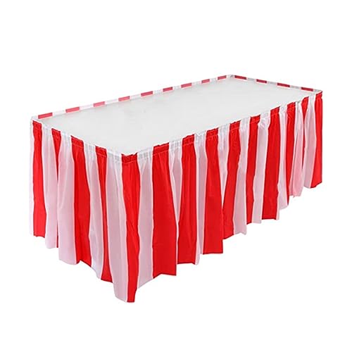 Haloppe Tischrock, öldicht, hohe Klebrigkeit, Schreibtischrock, waschbar, leicht, innovativ, verformungsfrei, Rot und Weiß Haloppe Tischrock, öldicht, hohe Klebrigkeit, Schreibtischrock, waschbar, leicht, innovativ, verformungsfrei, Rot und Weiß von Haloppe