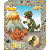 Hama® Bügelperlen Set 3D Dino mehrfarbig von Hama®