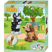 Hama® Bügelperlen Set 3D Hund und Katze mehrfarbig von Hama®