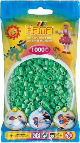 Hama 1000 Stück Röhrenperlen rosa grün One Size 207 Hama 1000 Stück Röhrenperlen rosa grün One Size 207 von Hama