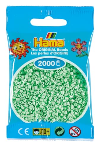 Hama 2.000 Mini-Perlen (kleine Perlen Ø2,5 mm) Mint von Hama
