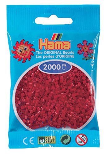 Hama - 501-22 - Mini Sachet - 2000 Perles - Rouge Noël von Hama