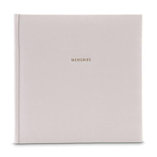 Hama Memories Fotoalbum und Seitenschutz, 50 Blatt, Buchbindung, Grau von Hama