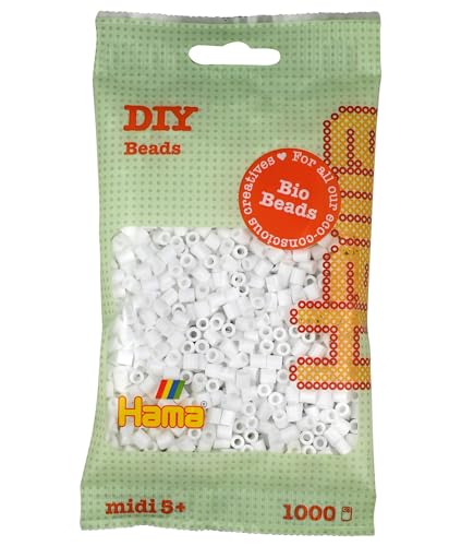 HAMA Midi Bio Bügelperlen 1000st- Weiß von Hama