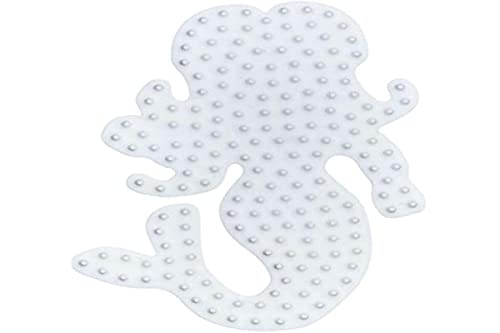 Hama Perlen 332 Stiftplatte Meerjungfrau in weiß für Midi Bügelperlen mit Durchmesser 5 mm, ca. 10,5 x 8 cm, kreativer Bastelspaß für Groß und Klein von Hama Perlen