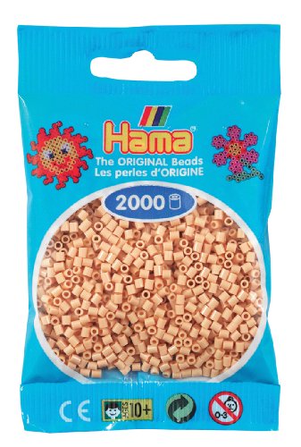 Hama Perlen 501-27 - Mini-Perlen, 2000 Stück beige von Hama