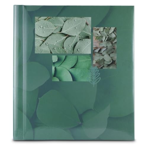 Hama Fotoalbum, selbstklebend, 28 x 31 cm "Singo II" (40 Fotos 10 x 15 cm, 20 weiße Seiten, selbstklebend, DIY, Scrapbooking, Geschenkidee, fester Einband, Motiv Blätter), Grün Hama Fotoalbum, selbstklebend, 28 x 31 cm "Singo II" (40 Fotos 10 x 15 cm, 20 weiße Seiten, selbstklebend, DIY, Scrapbooking, Geschenkidee, fester Einband, Motiv Blätter), Grün von Hama