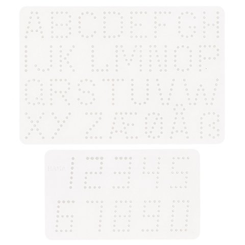 Hama Stiftplatten Buchstaben und Zahlen Hama Stiftplatten Buchstaben und Zahlen von Hama