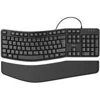 hama EKC-400 Tastatur kabelgebunden schwarz von Hama