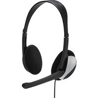hama HS-P100 Headset schwarz,silber von Hama