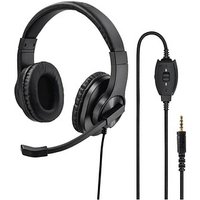 hama HS-P350 Headset schwarz hama HS-P350 Headset schwarz von Hama