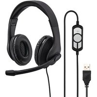 hama HS-USB300 USB-Headset schwarz hama HS-USB300 USB-Headset schwarz von Hama