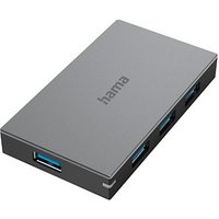 hama USB-Hub 4-fach grau von Hama
