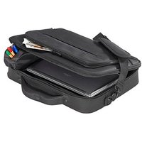 hama Laptoptasche Miami Kunstfaser schwarz 00216522 bis 44,0 cm (17,3 Zoll) von Hama