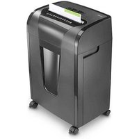 hama Prime M100 Aktenvernichter mit Partikelschnitt P-5, 2 x 12 mm, bis 11 Blatt, schwarz von Hama