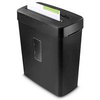 hama Prime M50CD-B Aktenvernichter mit Partikelschnitt P-5, 2 x 12 mm, bis 5 Blatt, schwarz von Hama