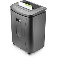 hama Safe Auto M1200 Aktenvernichter mit Partikelschnitt P-4, 4 x 20 mm, bis 120 Blatt, schwarz von Hama