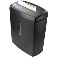 hama Safe X100CD Aktenvernichter mit Partikelschnitt P-4, 4 x 40 mm, bis 10 Blatt, schwarz von Hama