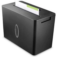 hama Safe X40-B Aktenvernichter mit Partikelschnitt P-4, 4 x 33 mm, bis 4 Blatt, schwarz von Hama