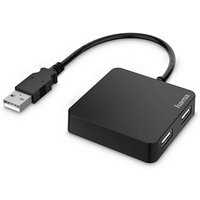 hama USB-Hub 4-fach schwarz von Hama