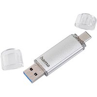 hama USB-Stick C-Laeta silber 64 GB von Hama