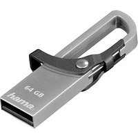 hama USB-Stick Hook-Style grau 64 GB von Hama