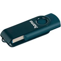 hama USB-Stick Rotate petrolblau 64 GB hama USB-Stick Rotate petrolblau 64 GB von Hama