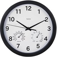 hama Wanduhr Malta weiß schwarz Kunststoff, Ø 25,0 cm hama Wanduhr Malta weiß schwarz Kunststoff, Ø 25,0 cm von Hama