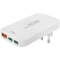 hama flacher Mini Ladeadapter weiß, 65 Watt von Hama