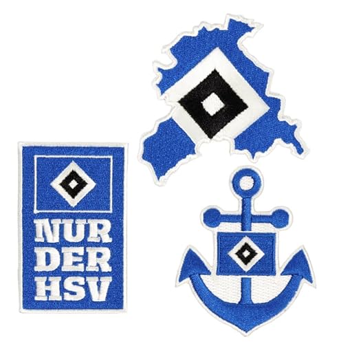 Hamburger SV HSV Aufnäher 3er-Set Hamburger SV von Hamburger SV