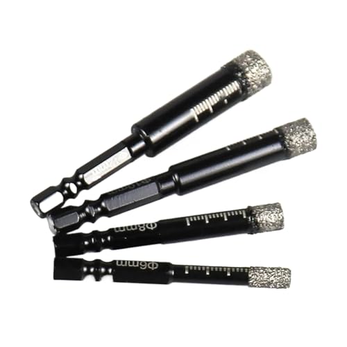 1 STÜCK Diamantbohrer mit Sechskantschaft, gelötet, for trockene Keramikfliesen, 5–16 mm, Lochsäge for Marmor, Keramik, Granit, Porzellan, Topfsäge, Lochöffner(8mm) von Hameate