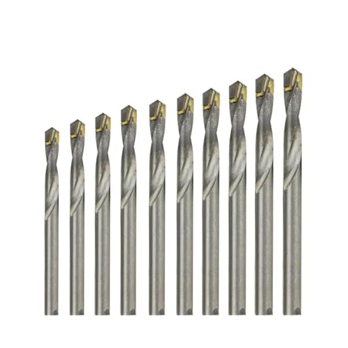 10 STÜCKE/13 STÜCKE/18 STÜCKE Hartmetallbohrer mit Wolframstahl-Zylinderschaftbohrer werden for Stahl, Eisen, Aluminiumlegierung, Keramikfliesen verwendet(10pcs different) von Hameate