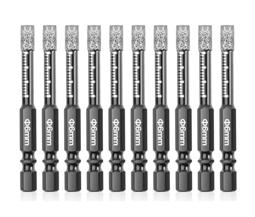 10PCS Diamant Bohrer Trocken Diamant Kern Bohrer for Keramik Granit Fliesen Glas Marmor Ziegel Stein 10PCS Diamant Bohrer Trocken Diamant Kern Bohrer for Keramik Granit Fliesen Glas Marmor Ziegel Stein von Hameate