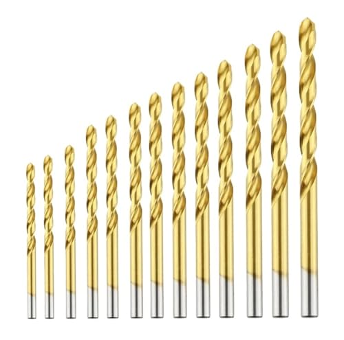 13 STÜCKE/15 STÜCKE/19 STÜCKE Kobalt-Schnellarbeitsstahl-Spiralbohrer Titanbohren Edelstahlwerkzeug Metall Edelstahlbohrer(13 pcs Cobalt) von Hameate
