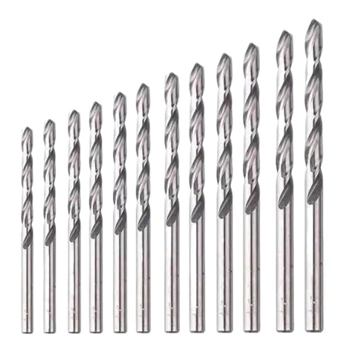 13 STÜCKE/15 STÜCKE/19 STÜCKE Kobalt-Schnellarbeitsstahl-Spiralbohrer Titanbohren Edelstahlwerkzeug Metall Edelstahlbohrer(13 pcs white) von Hameate