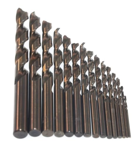 15 STÜCKE M35 Kobalt HSS Co Schnellarbeitsstahl Bohrer Metall Holzbearbeitung Zylinderschaft Spiralbohrer Werkzeuge 15 STÜCKE M35 Kobalt HSS Co Schnellarbeitsstahl Bohrer Metall Holzbearbeitung Zylinderschaft Spiralbohrer Werkzeuge von Hameate