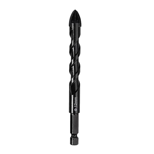1PC/3PCS/4PCS/7PCS Bohrer Glas Beton Bohrer Mauerwerk Bohrer Bits for Ziegel Kunststoff Und Holz Sechskantschaft Spitze Bohrwerkzeuge(12mm) von Hameate