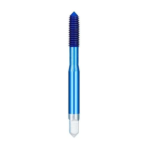 1PC/8PCS Nutenlose Formmaschinengewindebohrer M2-M12 Nano Blau Beschichtete Gewindebohrer HSS Gewindebohrer Extrusionsgewindebohrer(M6x1.0) von Hameate