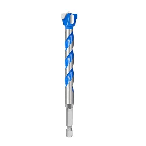 1PC 1/4 Shank Drill Bit 16-25mm Hole Saw Cutter Hinge Boring Drill Bits Round Shank Tungsten Carbide(125 * 16MM) von Hameate