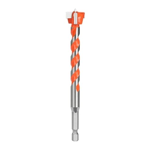 1PC 1/4 Shank Drill Bit 16-25mm Hole Saw Cutter Hinge Boring Drill Bits Round Shank Tungsten Carbide(6.35 * 125 * 18MM) von Hameate