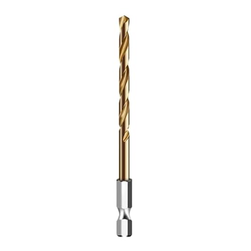 1PC Bohrer 1/4 Sechskantschaft Spiralbohrer Stahl Titan beschichtet Hochgeschwindigkeits-Sechskantgriff Werkzeug(3.2mm) von Hameate