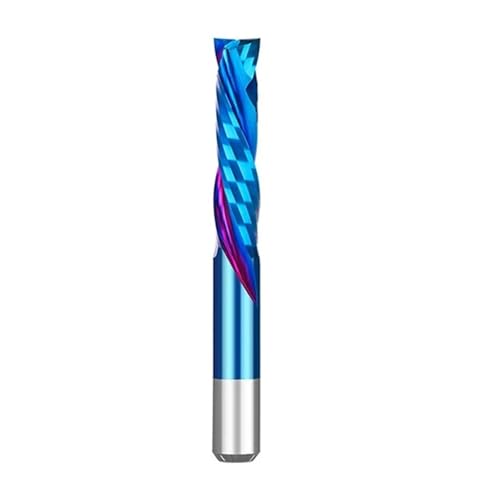1PC Compression Milling Cutter Woodwork UP&DOWN Cut CNC Router Bit Two Flutes Carbide Milling Tool End Mill(12x45x100L) von Hameate