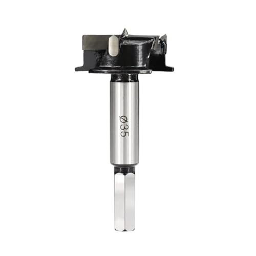 1PC Forstner Bohrer 35mm 3 Flöte Holz Auger Cutter Holzbearbeitung Loch Sah for Werkzeuge Hartmetall Holz Werkzeuge von Hameate