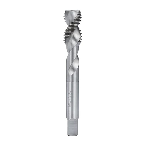 1PC Gewindebohrer HSS Spiralgewindebohrer Zweikantgewindebohrer for Aluminium Nichteisenmetalle Verarbeitung Sacklöcher(M12x1.75mm) von Hameate